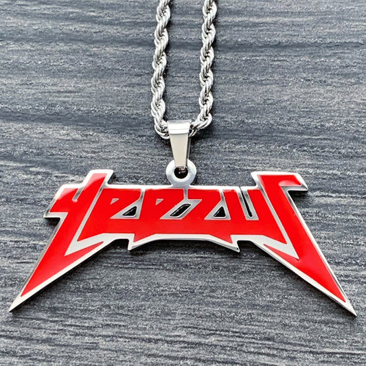 Red 'Yeezus' Necklace