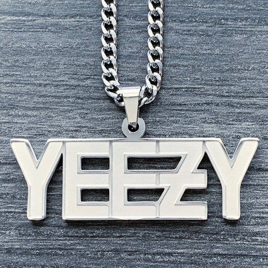 Etched 'YEEƵY' Necklace