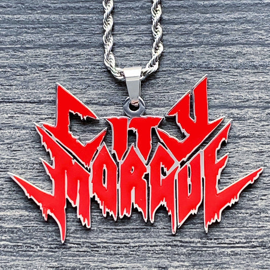 Red 'City Morgue' Necklace