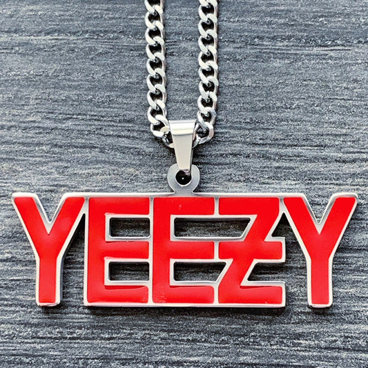 Red 'YEEƵY' Necklace