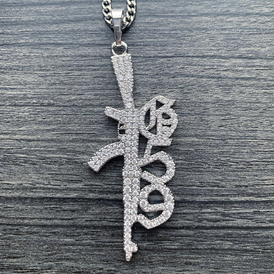 Iced Out 'G59 Rifle' Necklace