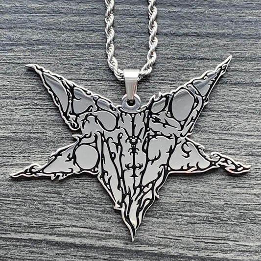 Black 'DL Star' Necklace