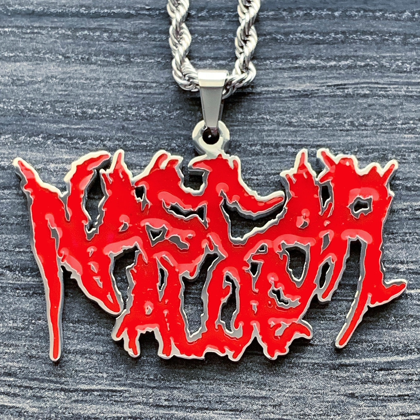 Red 'NASCAR ALOE' Necklace