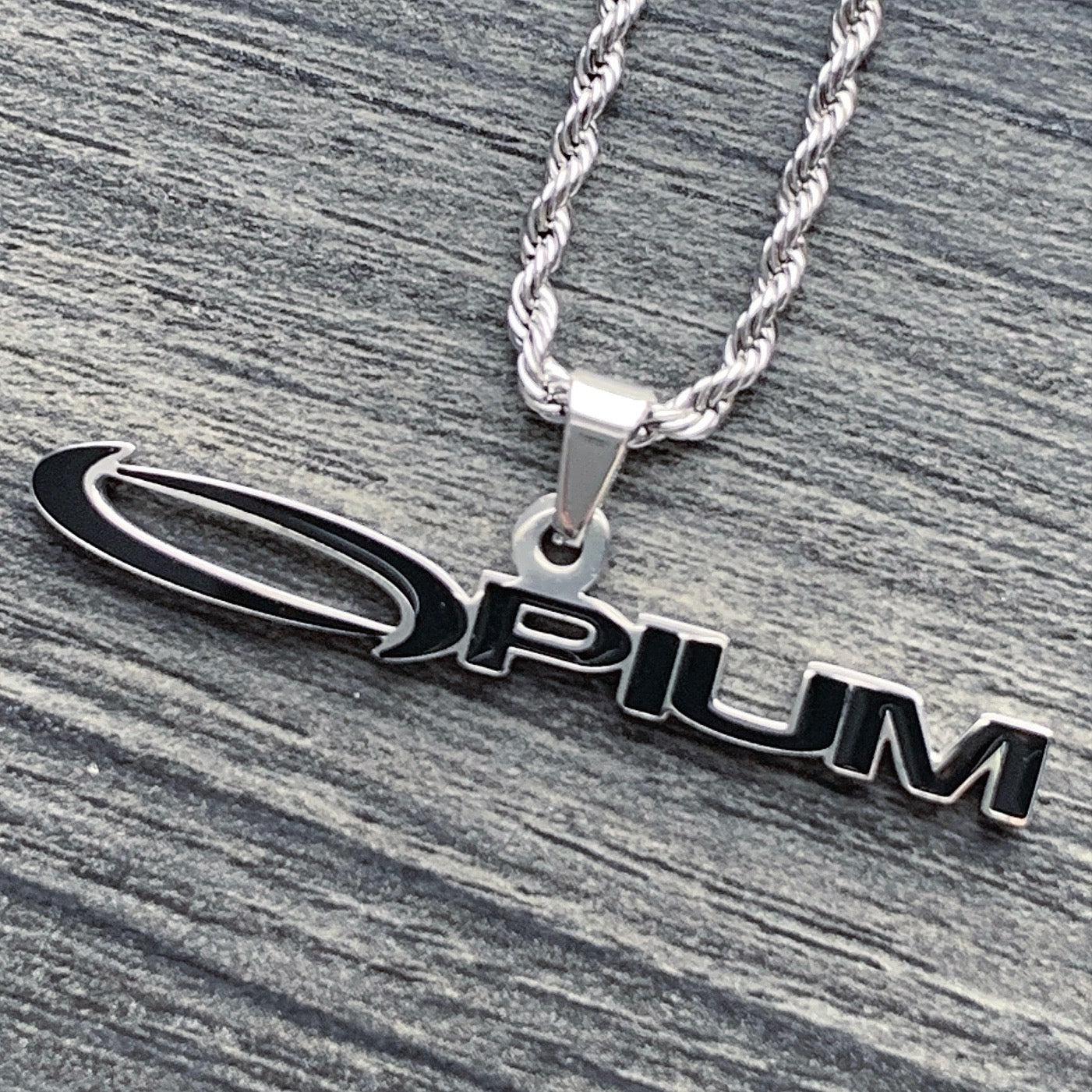 Black 'Opium' Necklace