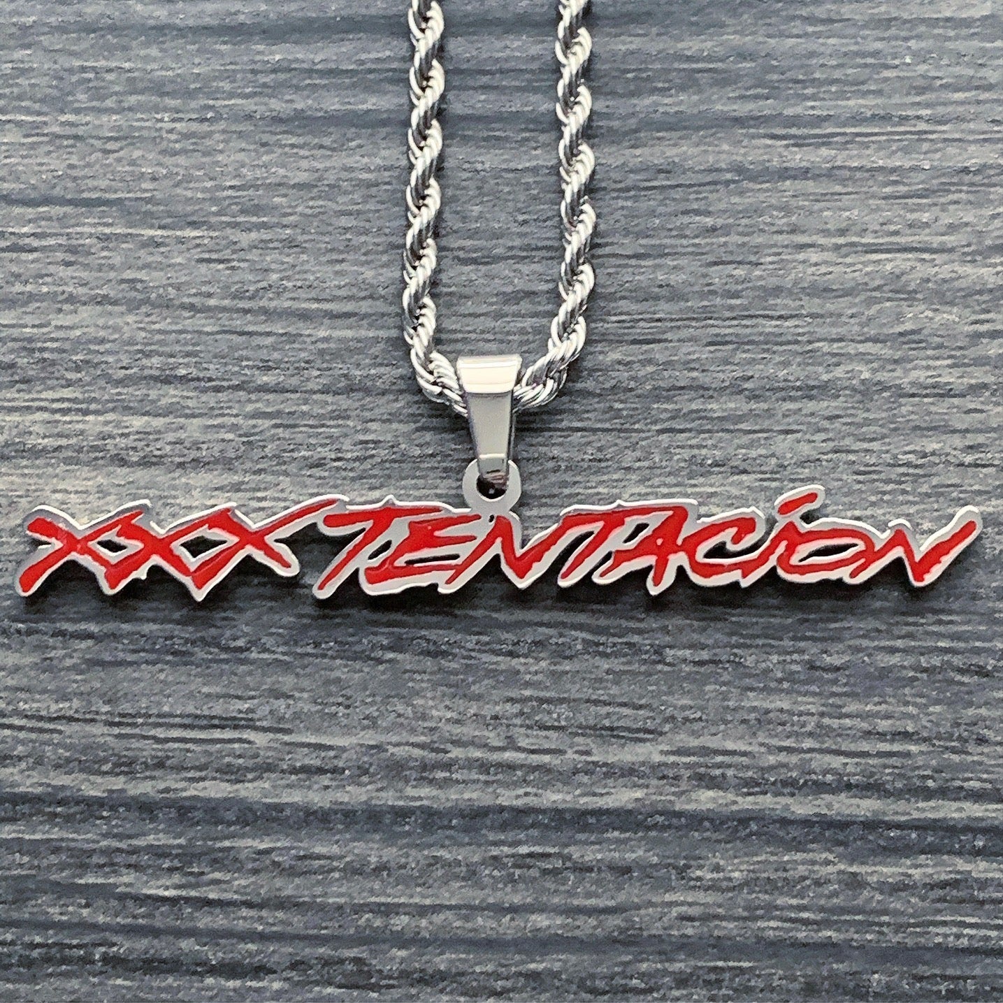 Red 'XXXTENTACION' Necklace