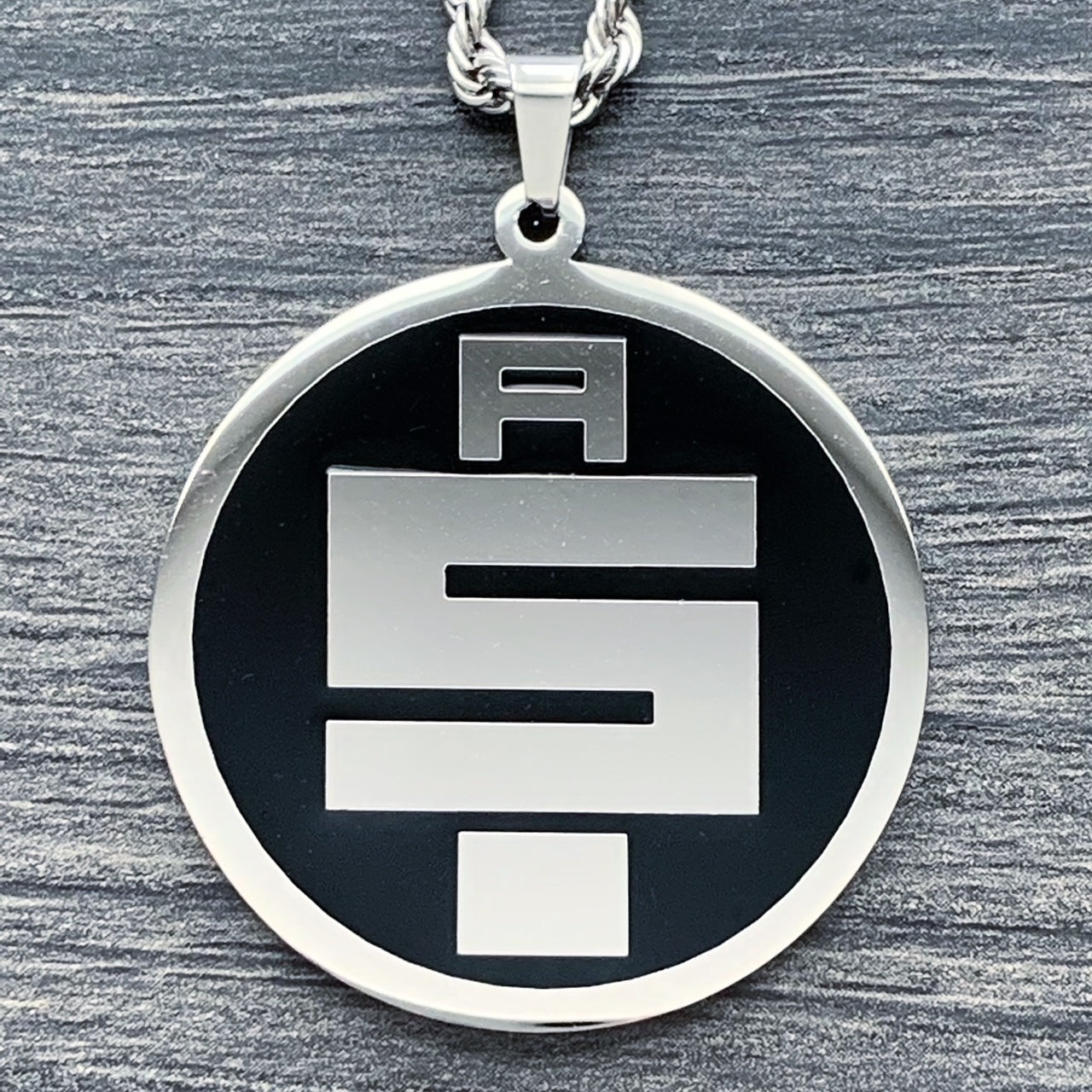 Black 'All Money In' Necklace