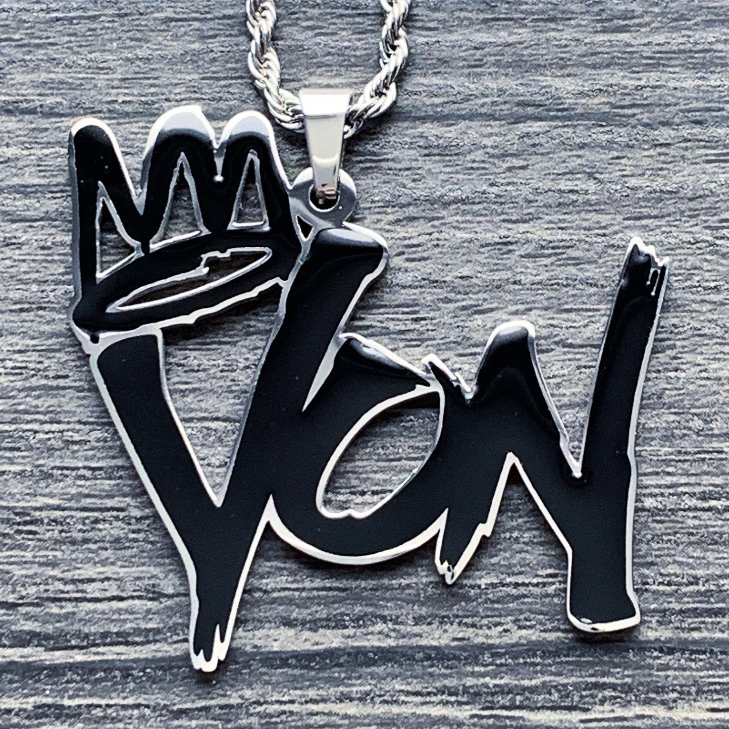 Black 'King Von' Necklace