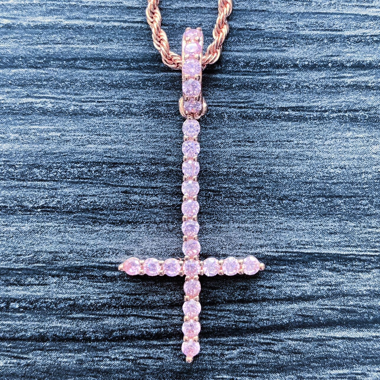 Rose 'Cross' Necklace