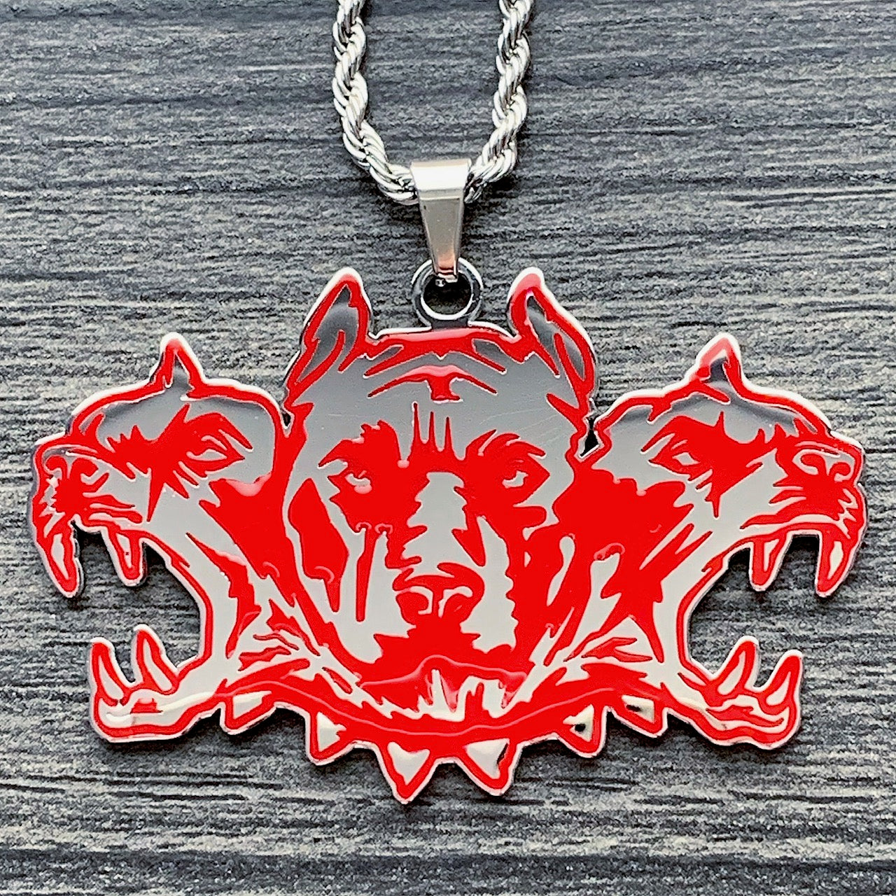 Red 'WARDOGS' Necklace