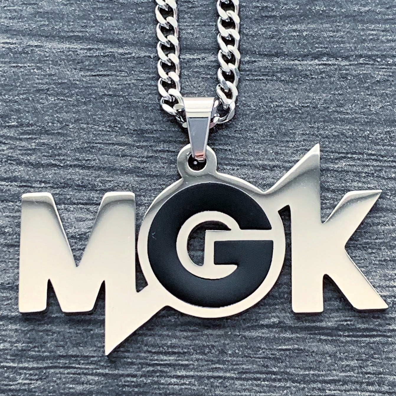 Black 'MGK' Necklace