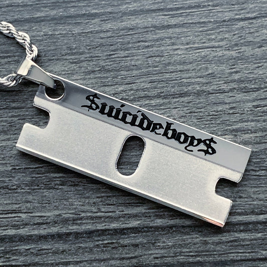 Black '$uicideboy$ Razor' Necklace