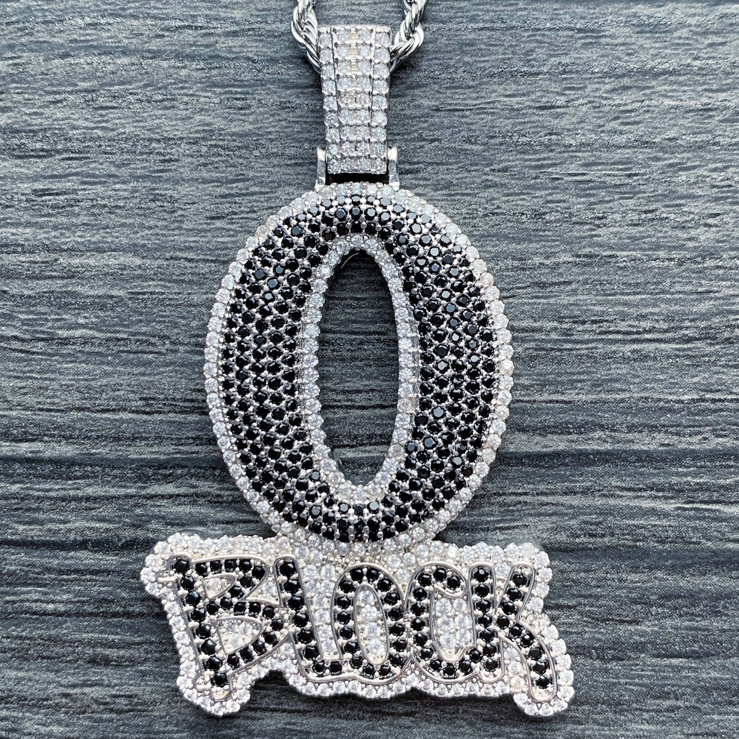 Black Ice 'O Block' Necklace