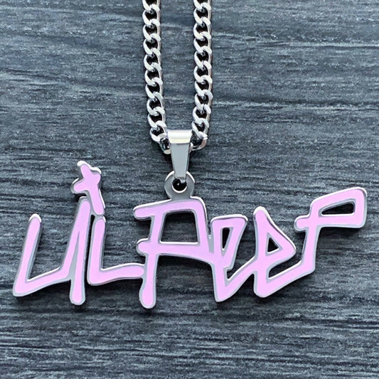 Pink 'Lil Peep' Necklace