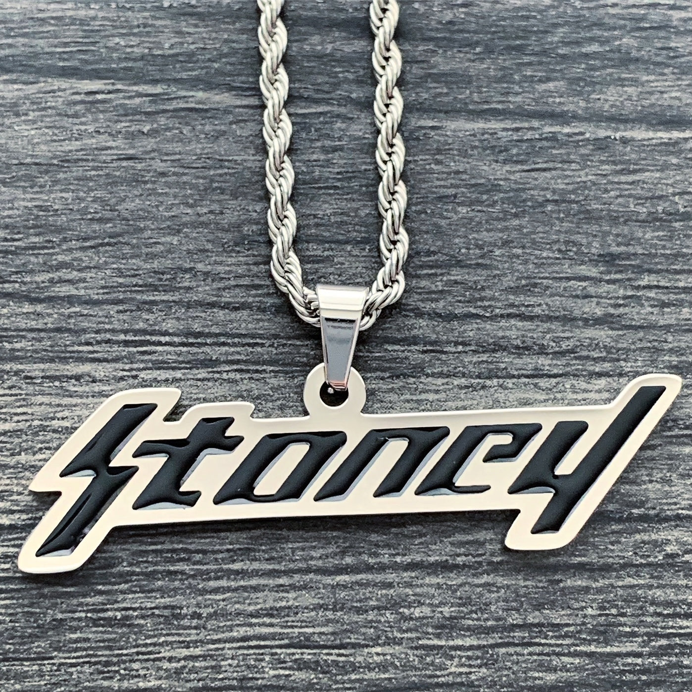 Black 'Stoney' Necklace
