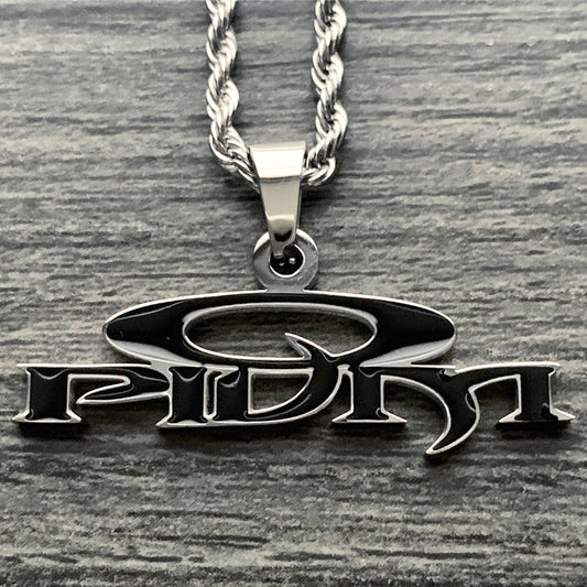 Black 'OPIUM' Necklace