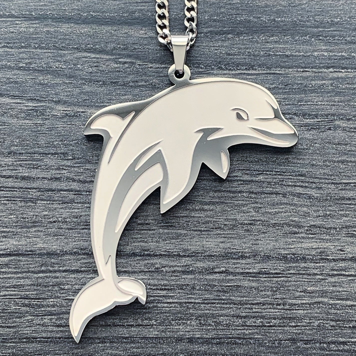 Etched 'Flippa' Necklace