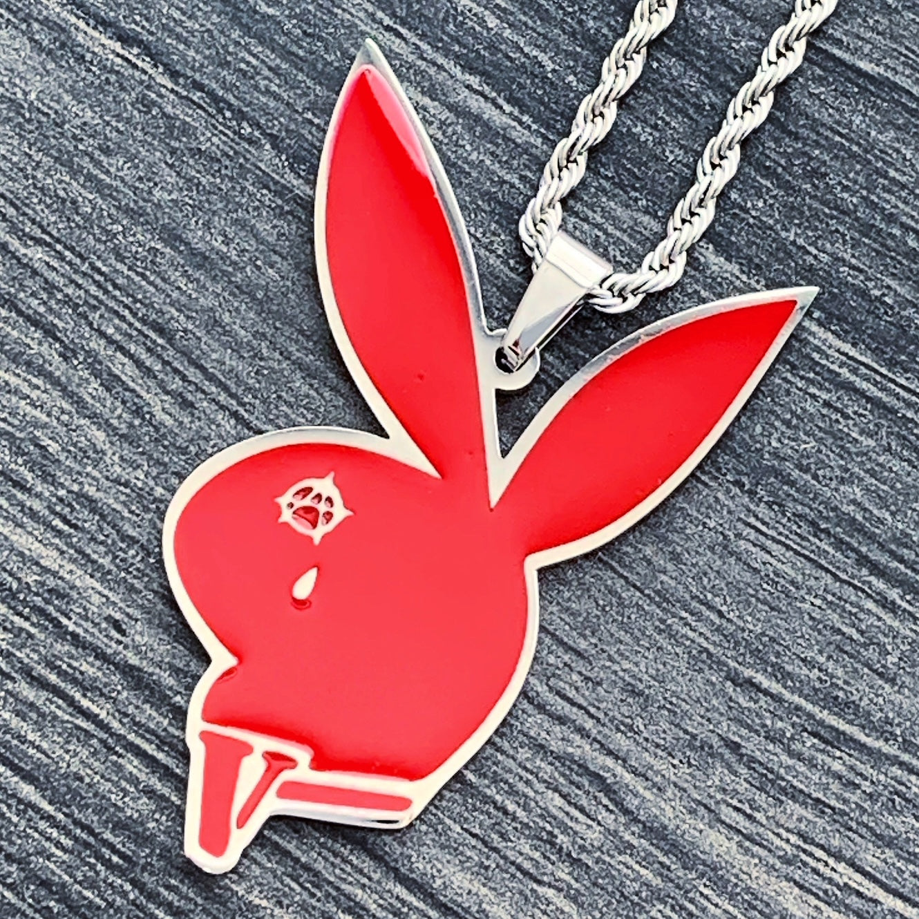 Red 'Ca$h Carti' Necklace