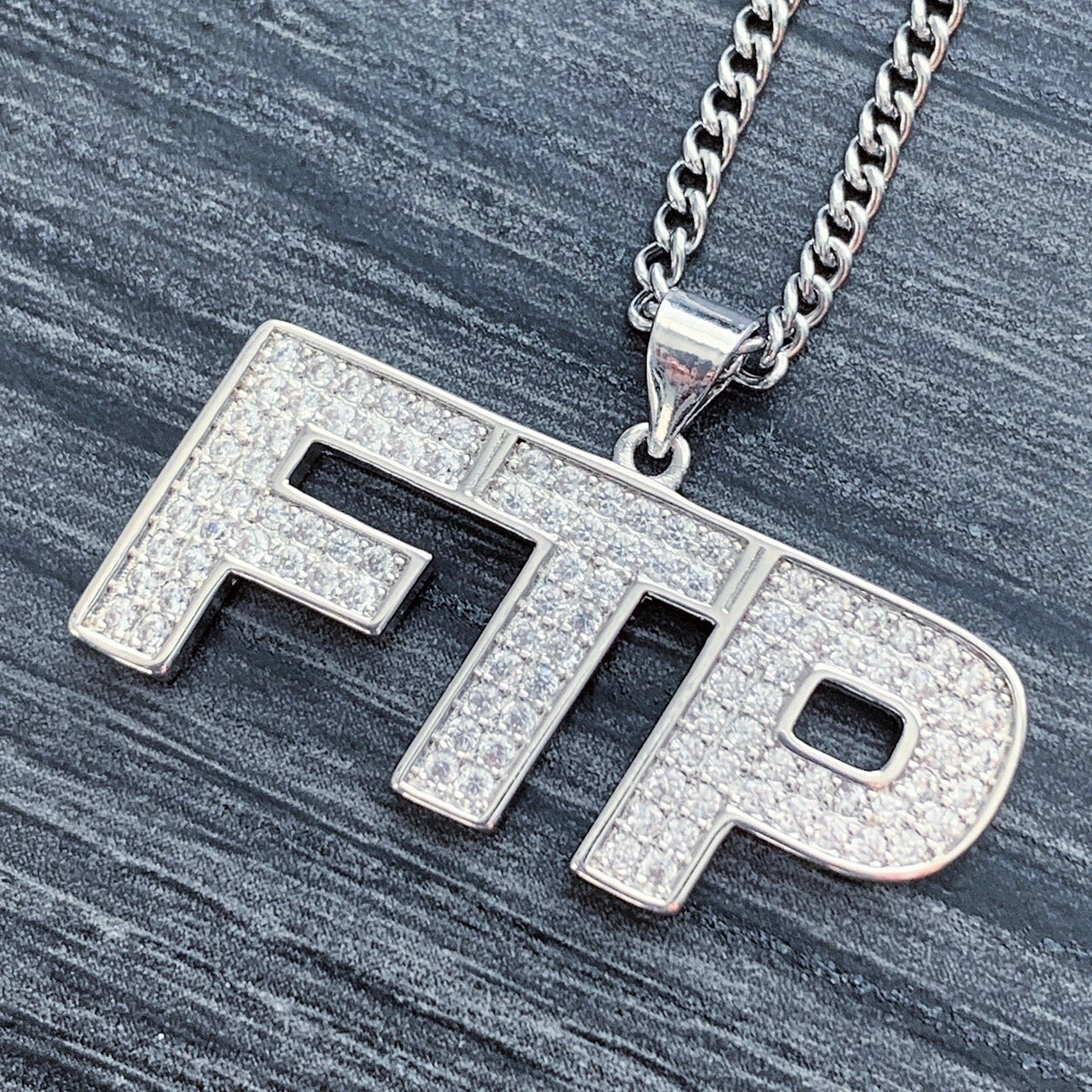 Iced Out 'FTP' Necklace