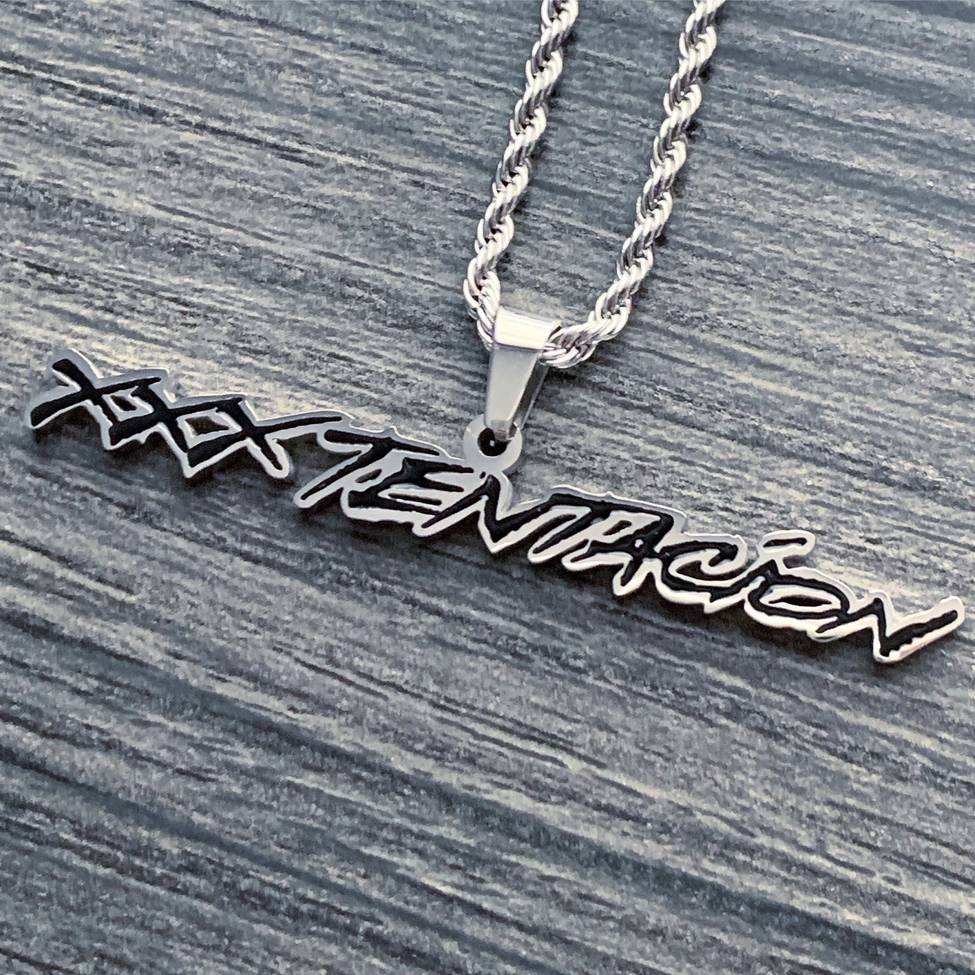 Black 'XXXTENTACION' Necklace