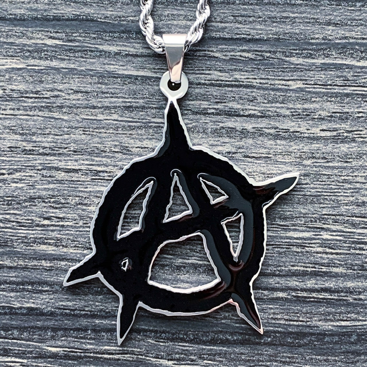 Black 'Anarchy' Necklace