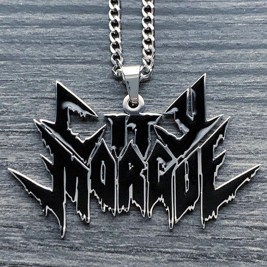 Black 'City Morgue' Necklace