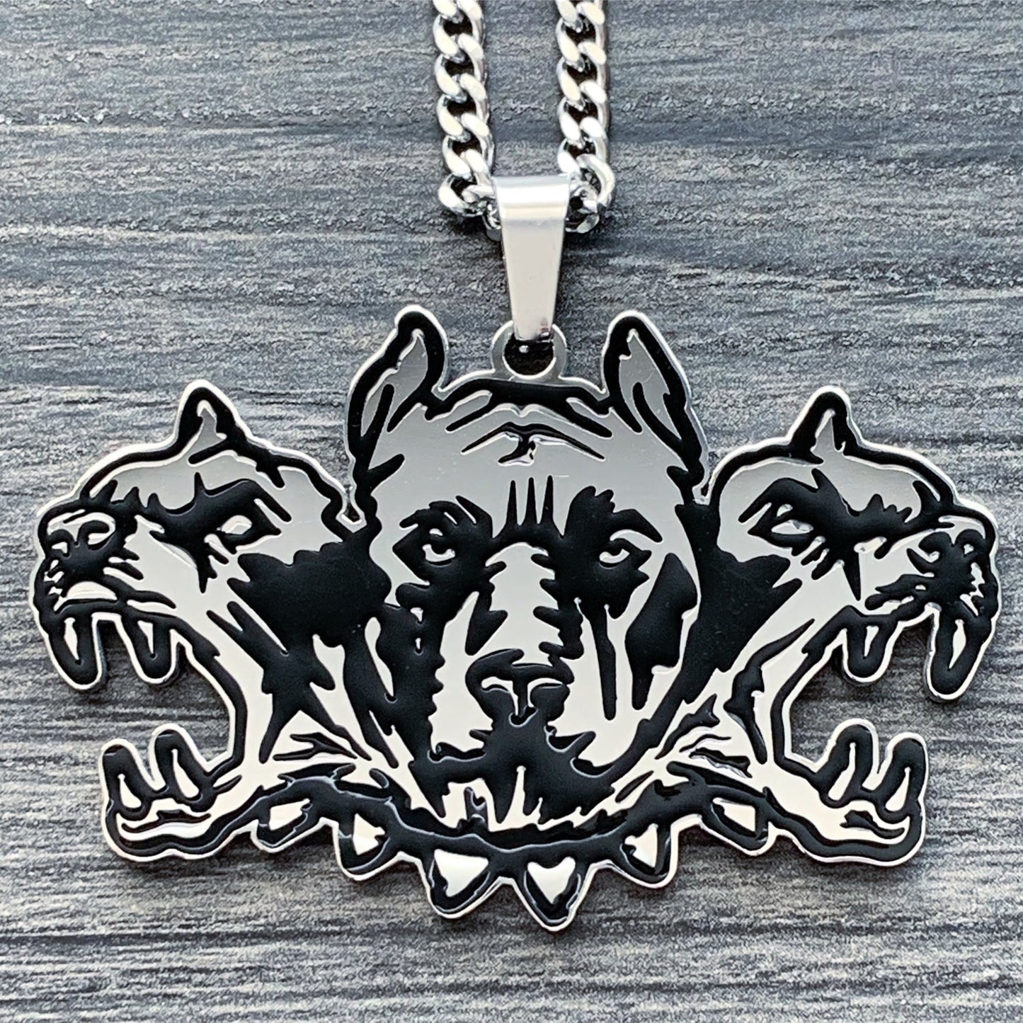 Black 'WARDOGS' Necklace