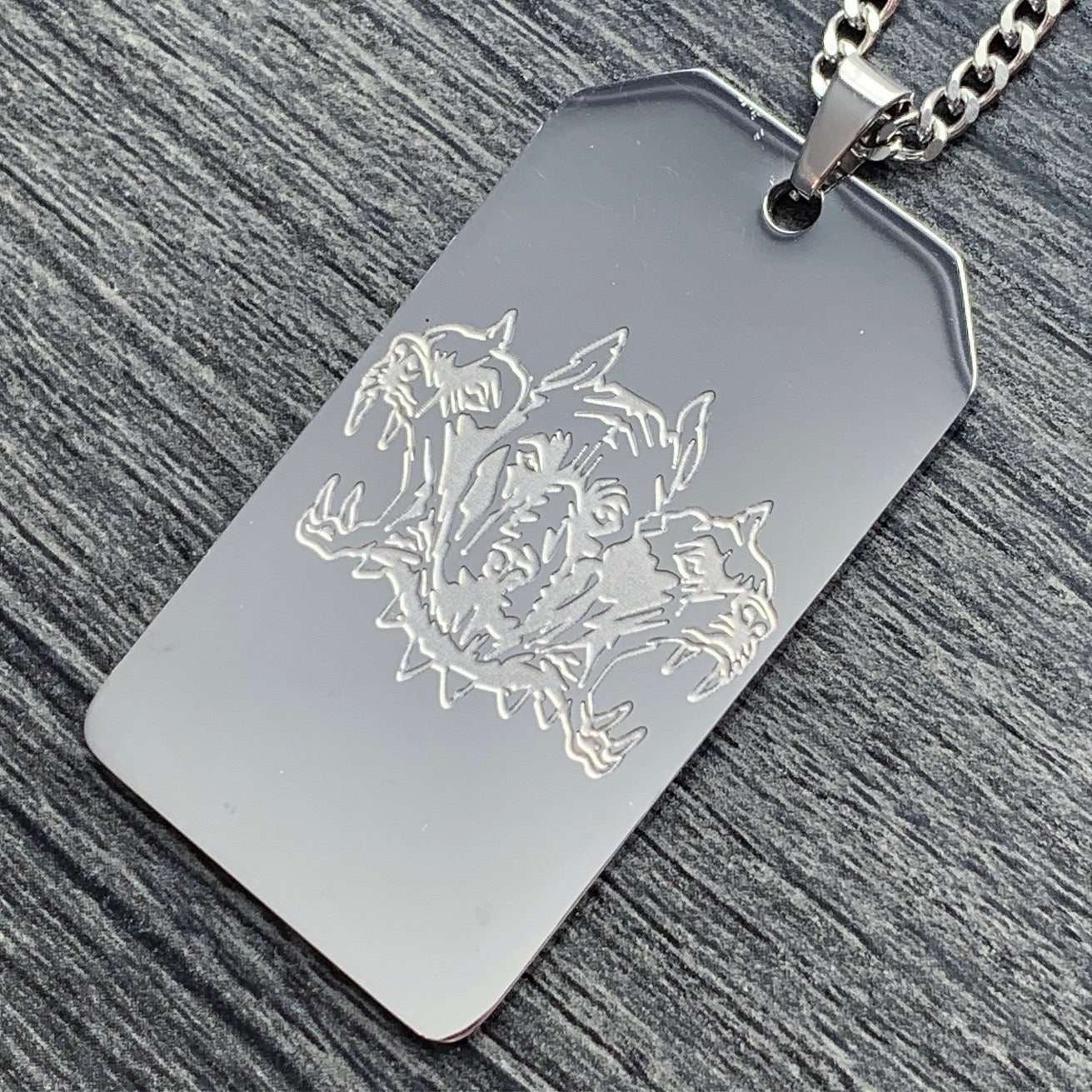'CITY MORGUE' Toe Tag Necklace