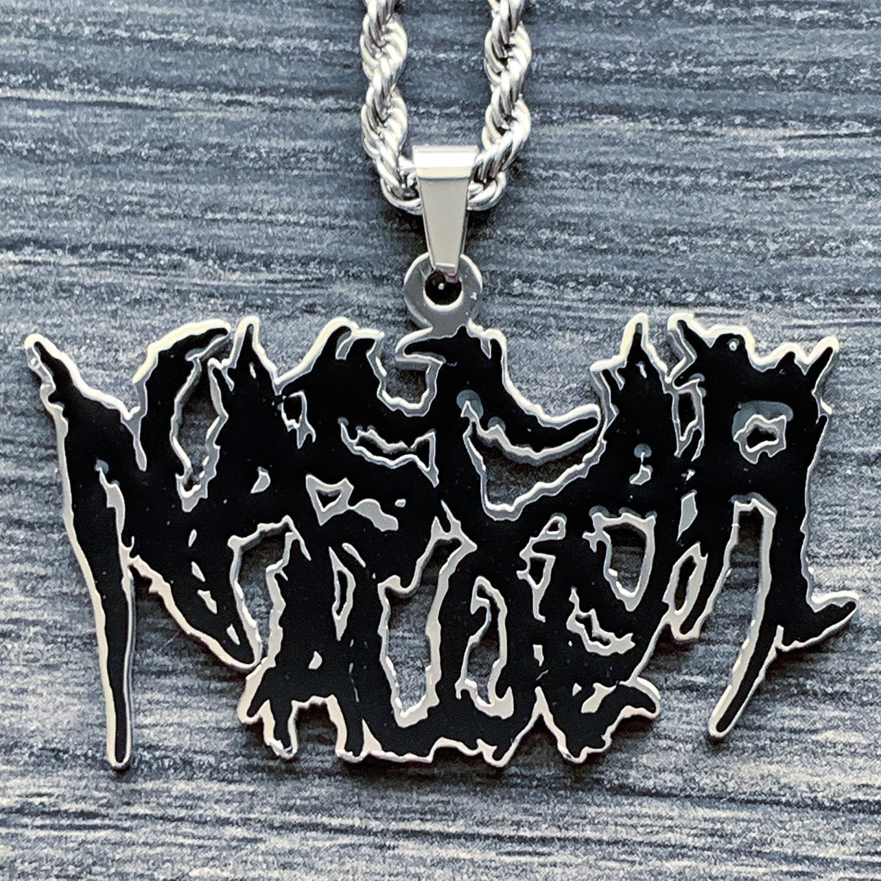 Black 'NASCAR ALOE' Necklace