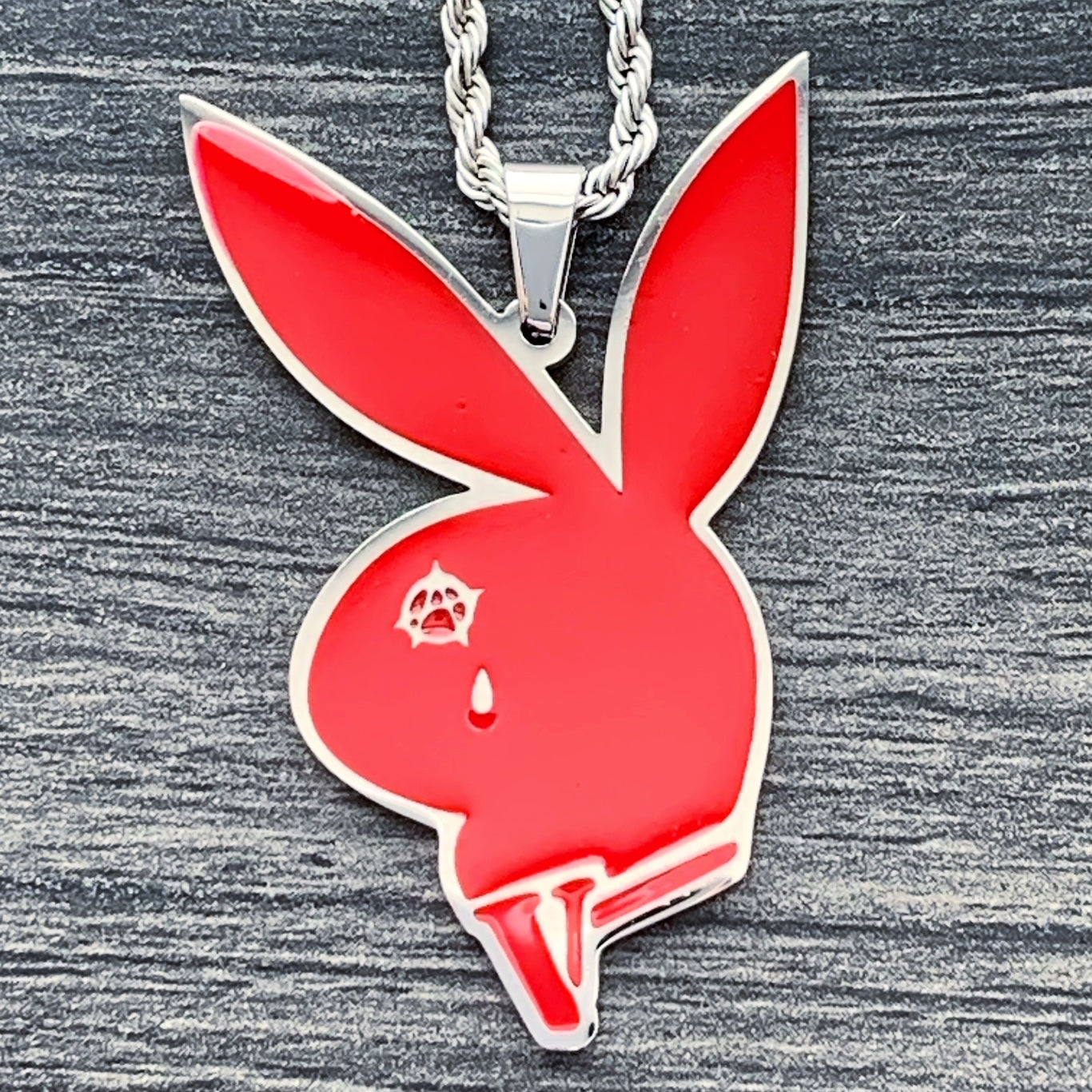 Red 'Ca$h Carti' Necklace