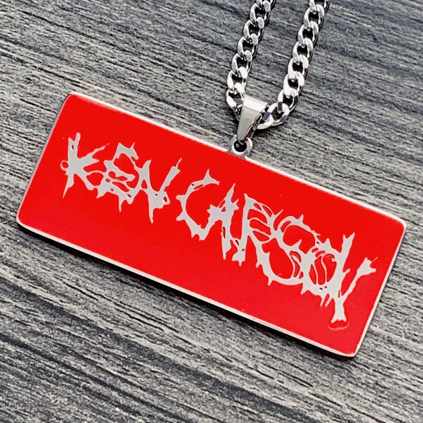 Red 'Ken Carson' Necklace
