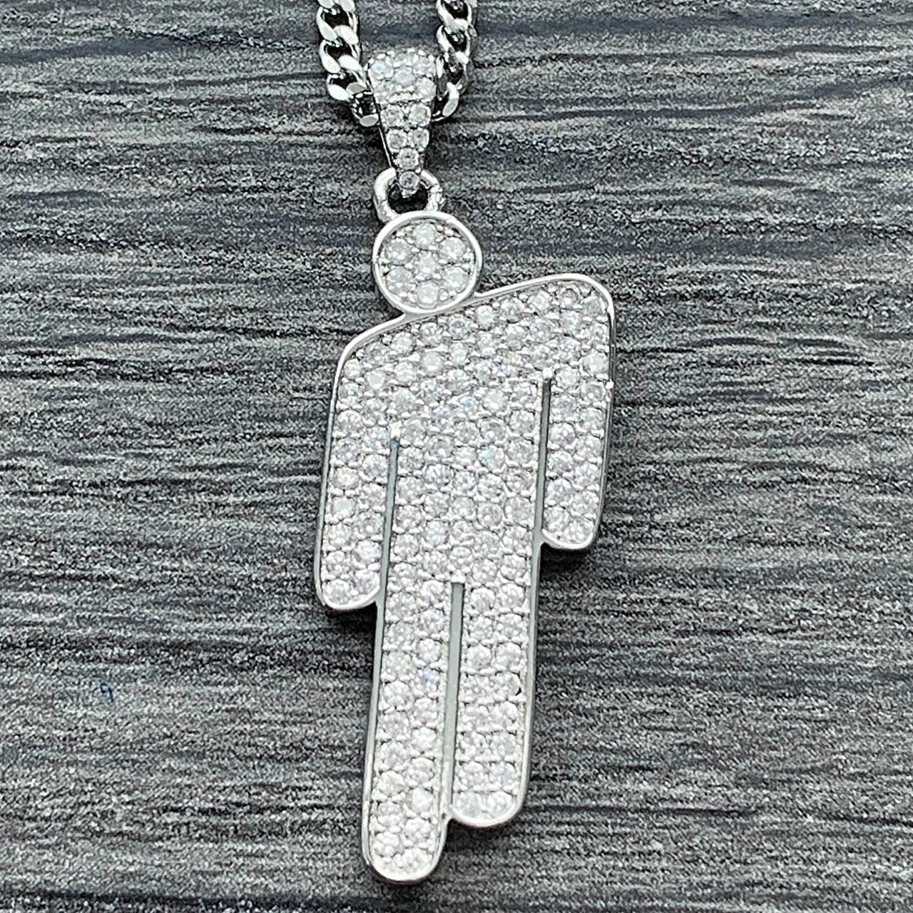 Iced Out 'Blohsh' Necklace