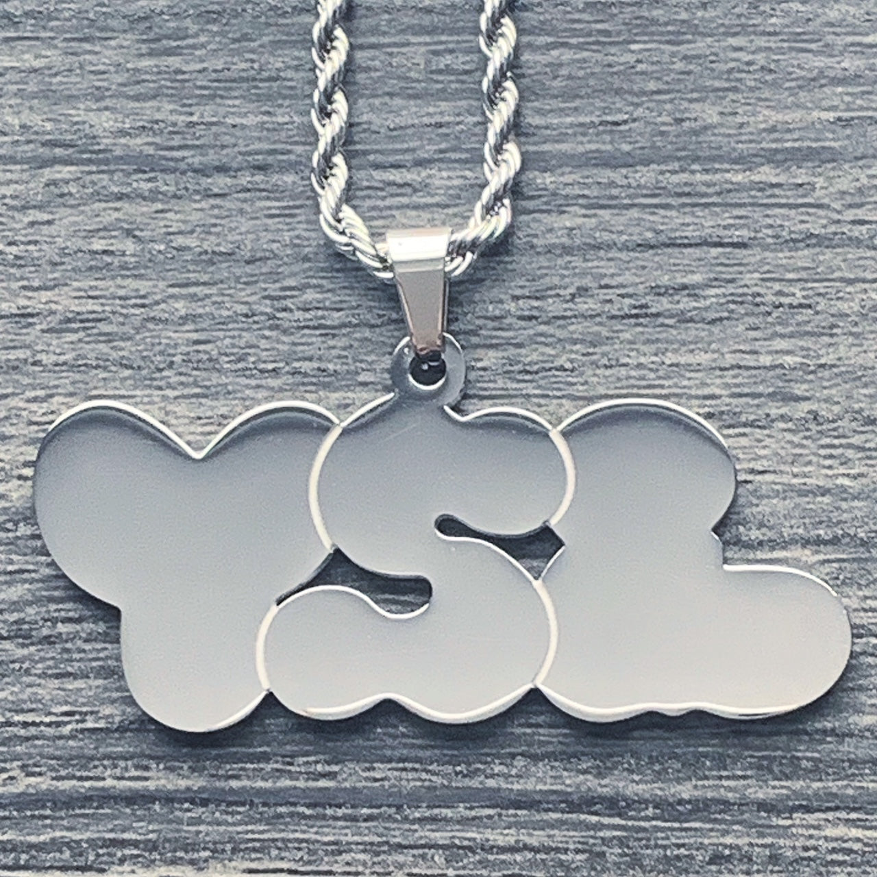 Bubble 'YSL' Necklace