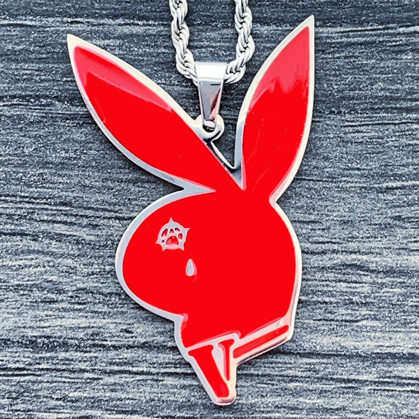 Red 'Ca$h Carti' Necklace