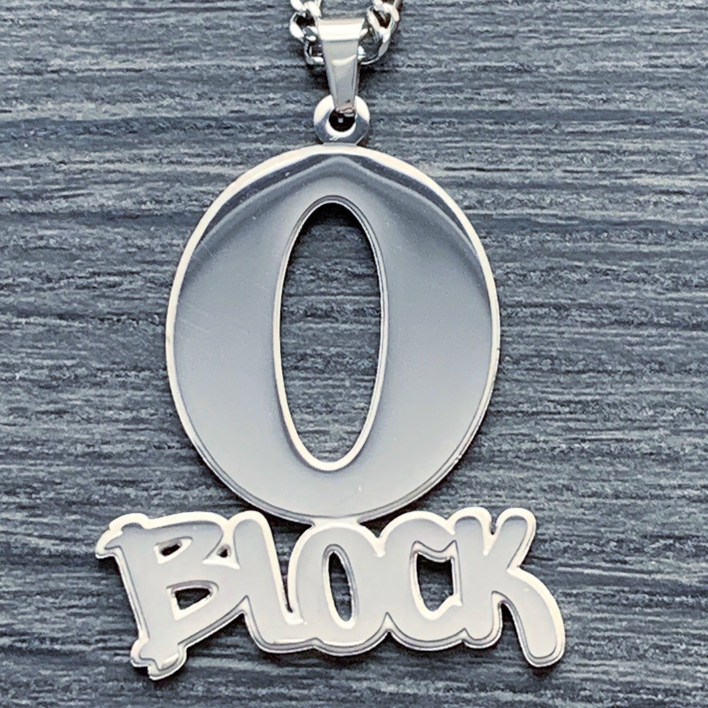 'O Block' Necklace