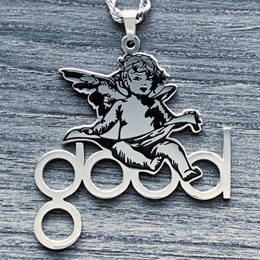 Black 'GOOD Music' Necklace