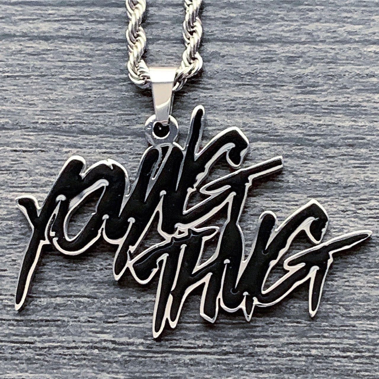 Black 'Young Thug' Necklace