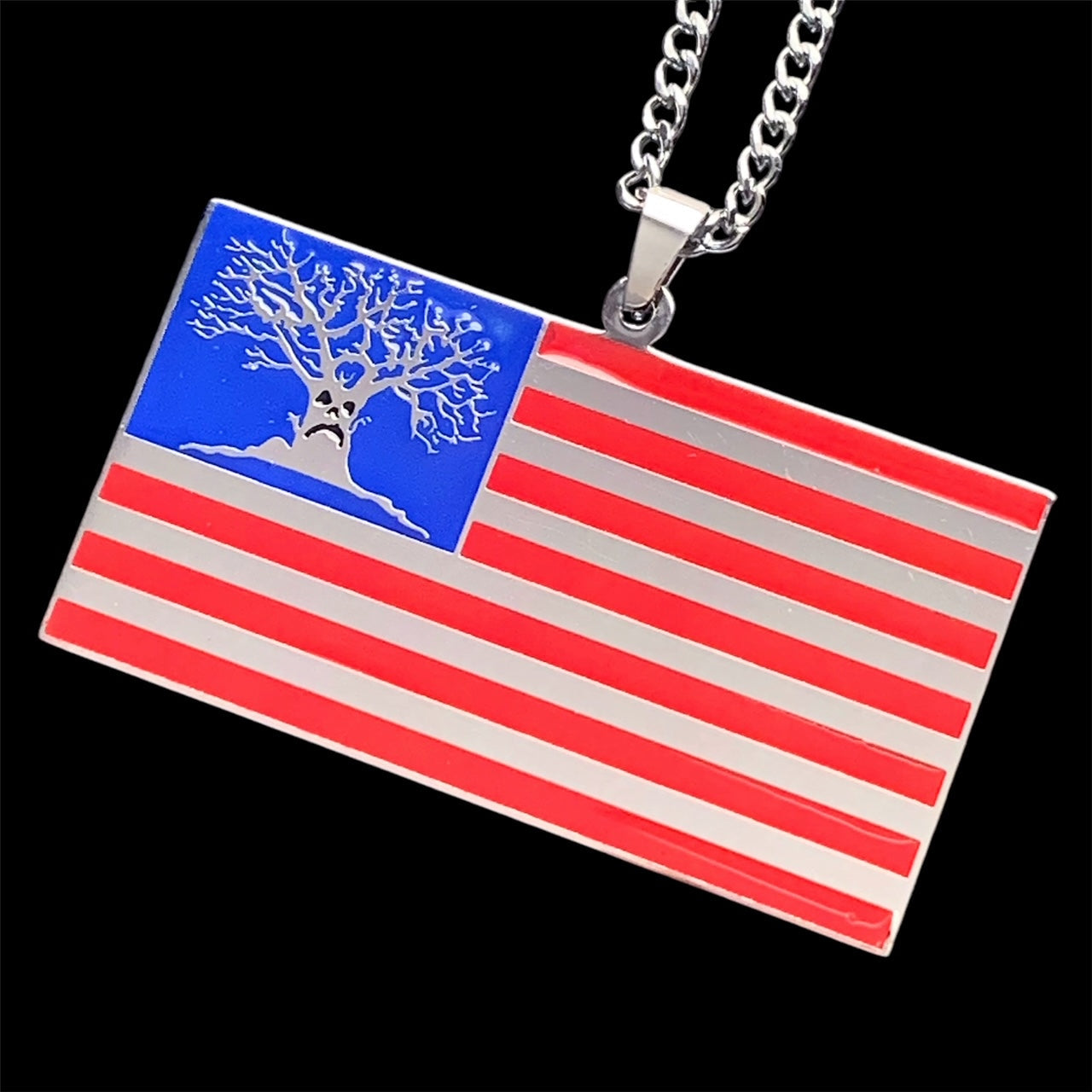 Colored 'Harold Flag' Necklace