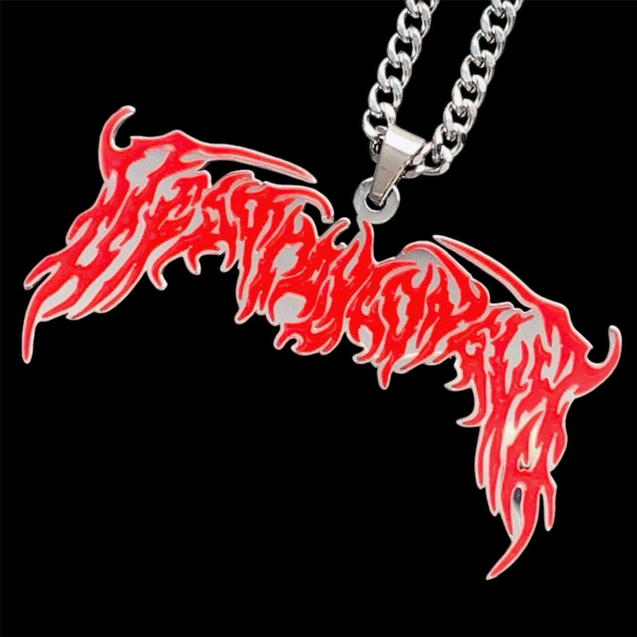 Red 'Destroy Lonely' Necklace
