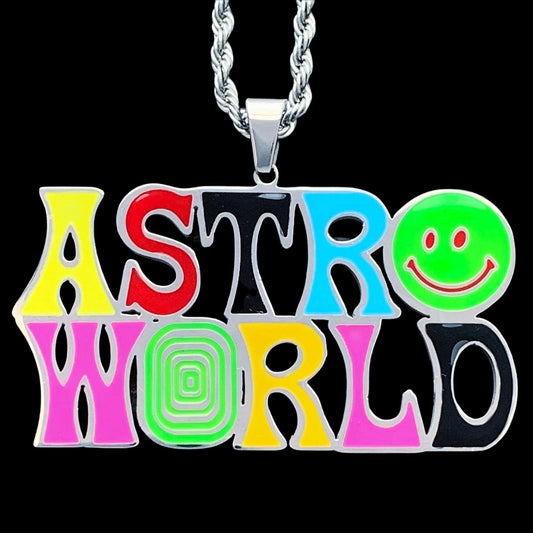 Multicolor 'ASTROWORLD' Necklace