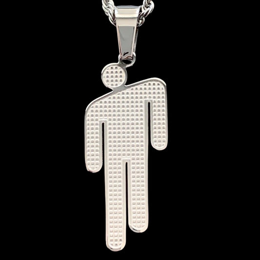 Etched 'Blohsh' Necklace