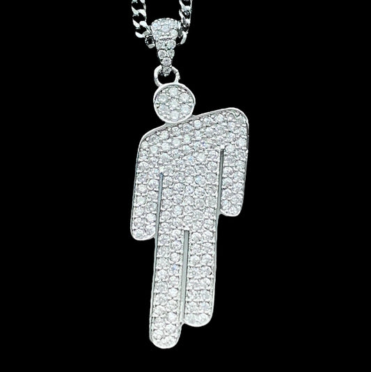 Iced Out 'Blohsh' Necklace