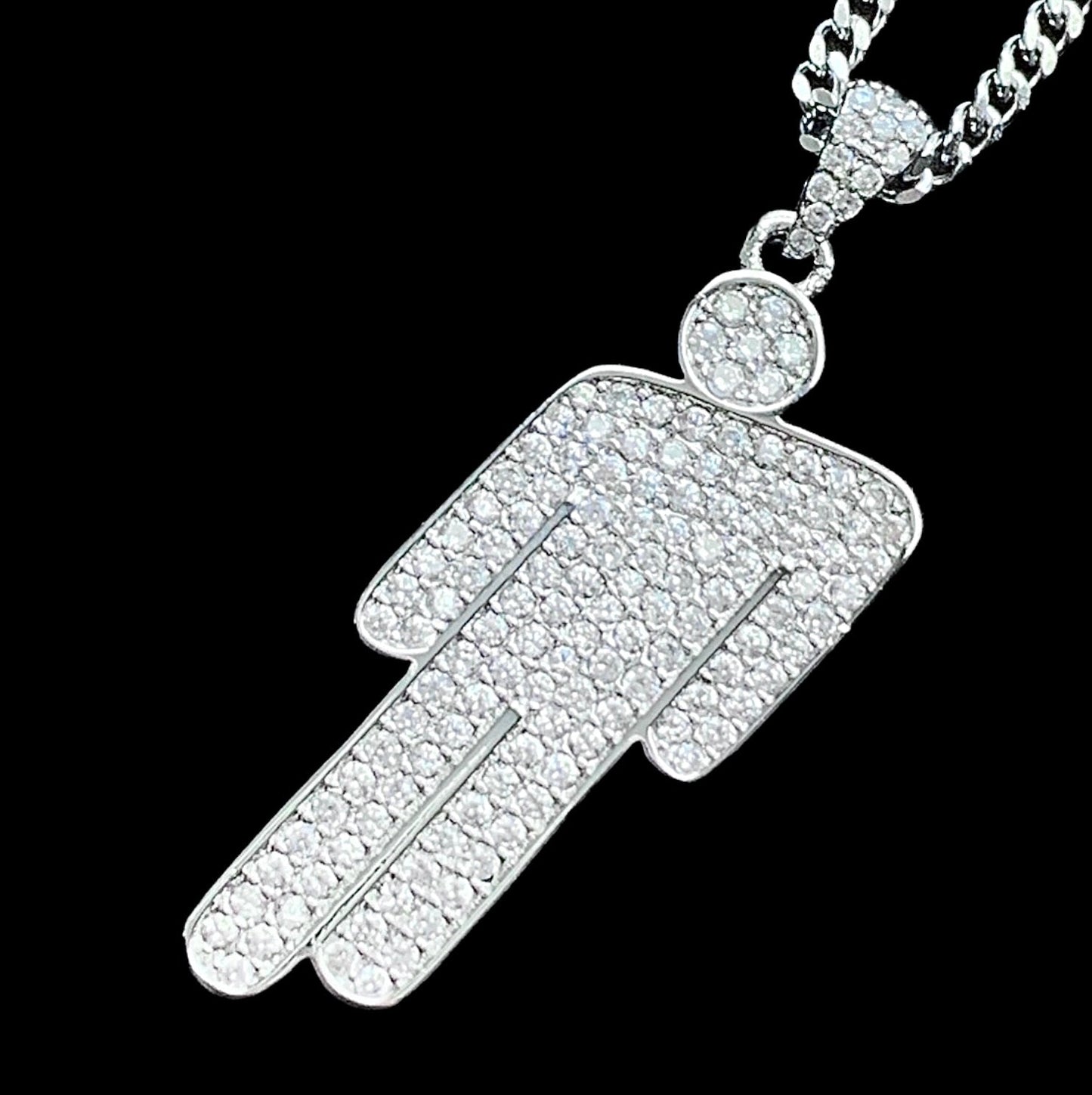 Iced Out 'Blohsh' Necklace