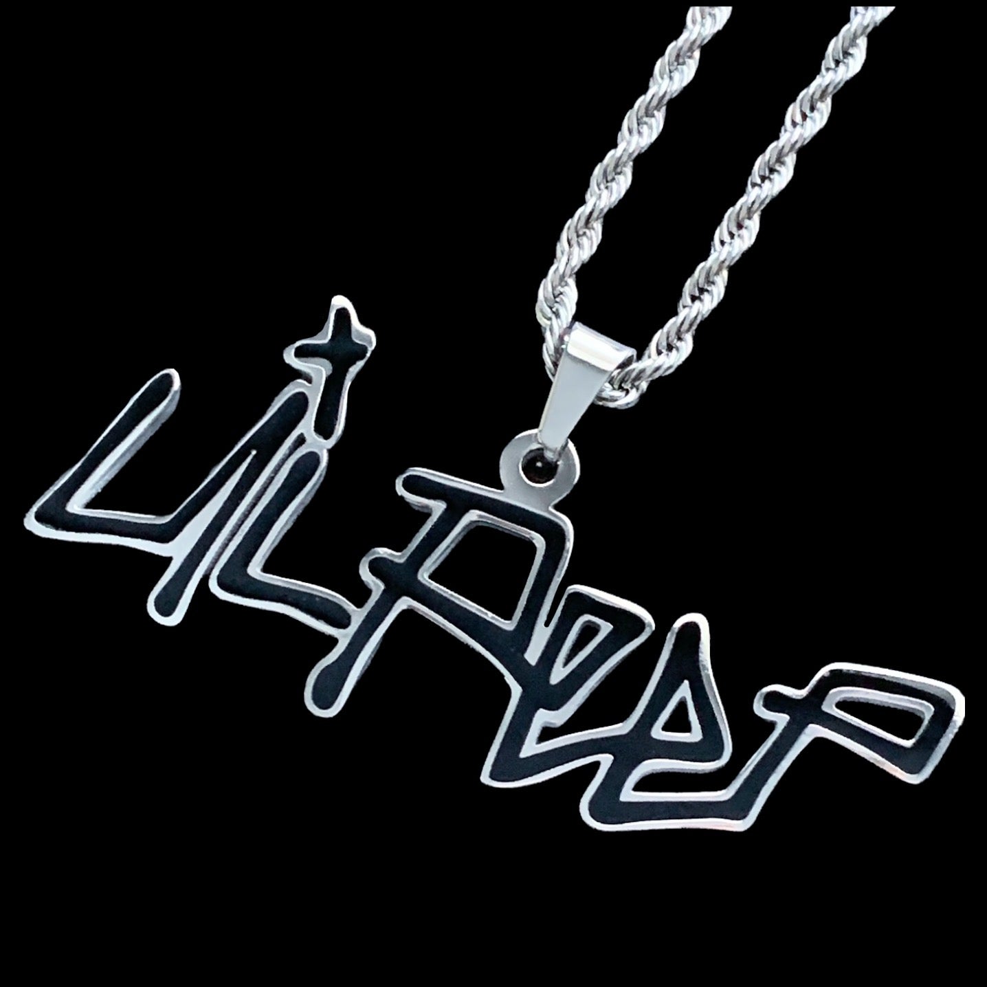 Black 'Lil Peep' Necklace