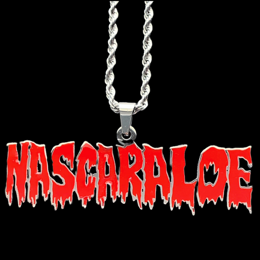 Red 'Nascar Aloe' Necklace