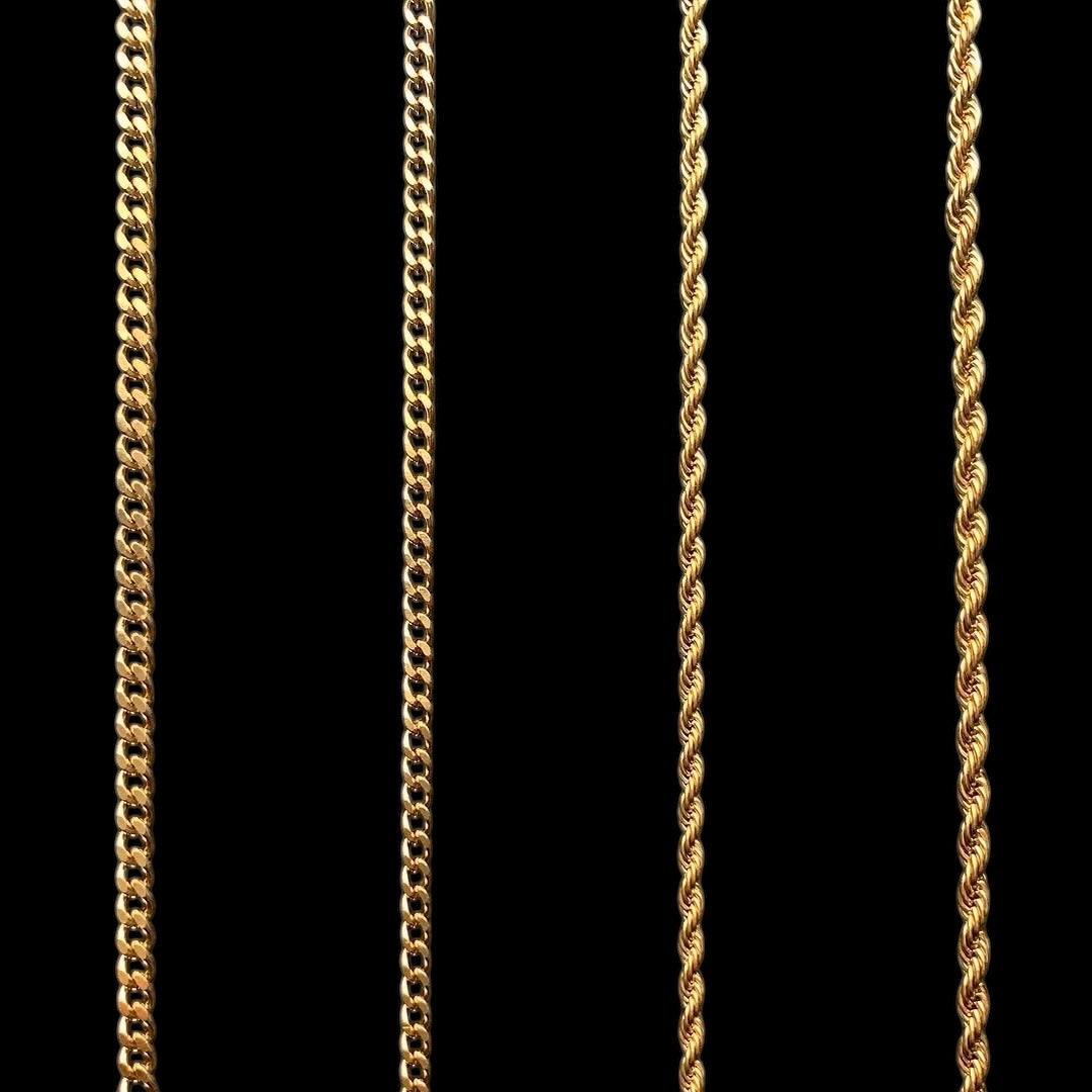 Stainless Steel Chains (Gold Plated)